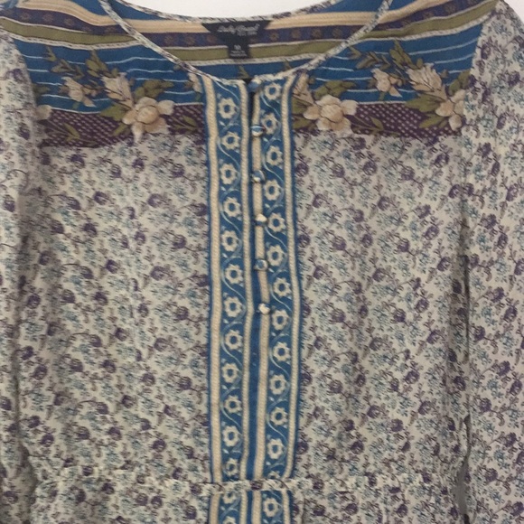 Lucky Brand Floral Top/Blouse - Picture 4 of 11